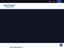 Tablet Screenshot of meriwell.com